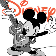 Accurate guitar tabs and chords by Disney