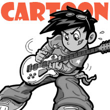 Accurate guitar tabs and chords by Cartoons Music
