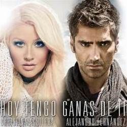 Hoy Tengo Ganas De Ti Chords by Christina Aguilera