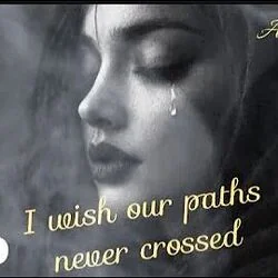 i wish our paths never crossed