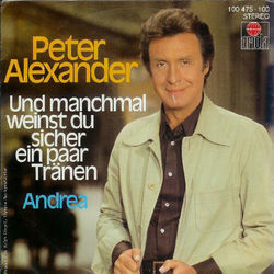 Und Manchmal Weinst Du Sicher Ein Paar Tränen Tab by Peter Alexander