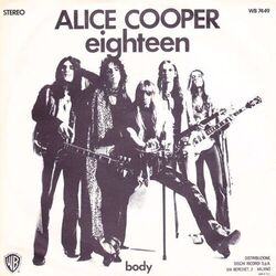 Eighteen Tab by Alice Cooper