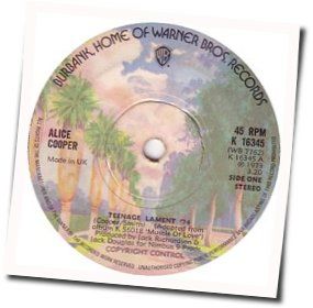 Teenage Lament 74 Bass Tab by Alice Cooper