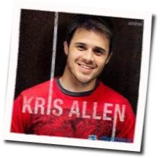 Kris Allen chords for Leave you alone