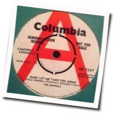 Baby Let Me Take You Home  Chords by The Animals
