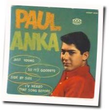 Just Young Chords by Paul Anka