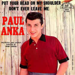 Put Your Hand On My Shoulder Chords by Paul Anka