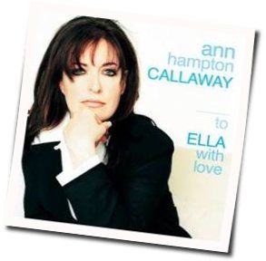 Ann Hampton Callaway chords for For all we know