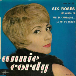 Six Roses Chords by Annie Cordy