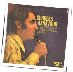 Les Jours Heureux Chords by Charles Aznavour