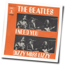 I Need You Chords by The Beatles
