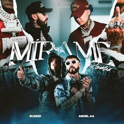 Blessd, Anuel Aa chords for Mirame remix