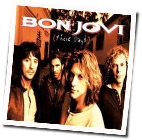 It's Hard Letting You Go Tab by Bon Jovi