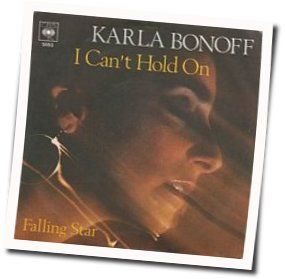 I Can't Hold On Chords by Karla Bonoff