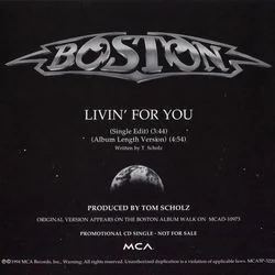 Livin For You Chords by Boston