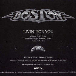 Livin For You by Boston