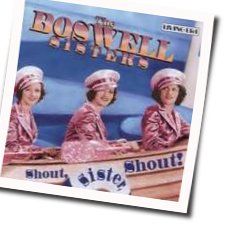 Shout Sister Shout Chords by The Boswell Sisters