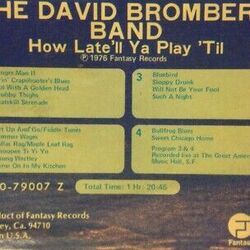 Dyin Crapshooters Blues Chords by David Bromberg