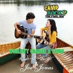 Wouldn't Change A Thing Chords by Camp Rock 2