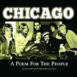 Poem For The People Chords by Chicago