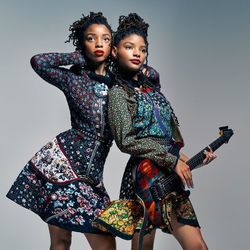 Chloe X Halle tabs for Drop