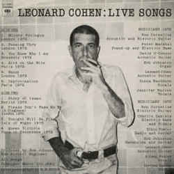 Minute Prologue by Leonard Cohen