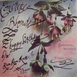 Happy Birthday Chords by Concrete Blonde