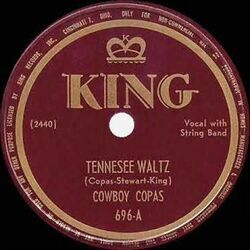 Tennessee Waltz Chords by Cowboy Copas