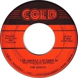The Angels Listened In Chords by The Crests