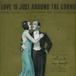 Love Is Just Around The Corner Chords by Bing Crosby