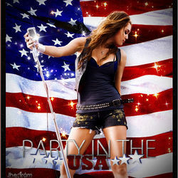 Miley Cyrus bass tabs for Party in the usa
