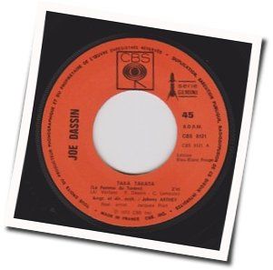 Le Cheval De Fer Chords by Joe Dassin