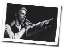 David Bowie chords for Word on a wing