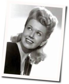 Secret Love Chords by Doris Day