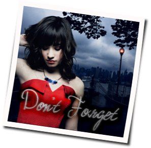 Don't Forget Ukulele Chords by Demi Lovato