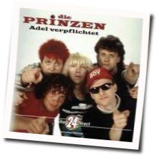 Angst Dass Du Gehst Chords by Die Prinzen