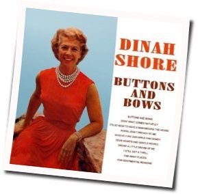 Buttons And Bows Chords by Dinah Shore