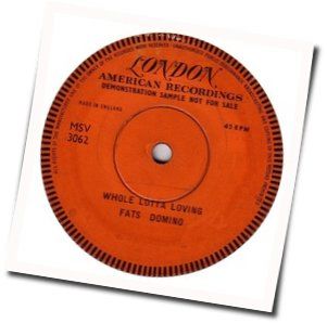 Whole Lotta Loving Chords by Fats Domino