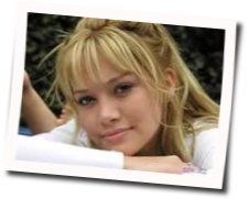 Someone's Watching Over Me Tab by Hilary Duff