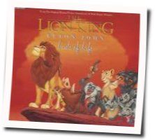 Elton John chords for Circle of life