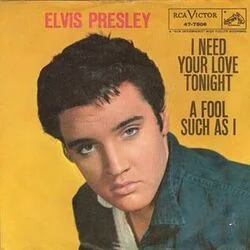 I Need Your Love Tonight Chords by Elvis Presley