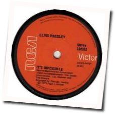 It's Impossible Chords by Elvis Presley