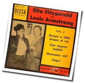 Dream A Little Dream Of Me Ukulele Chords by Ella Fitzgerald