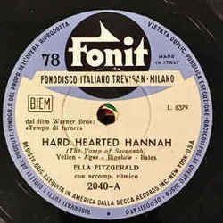 Hard Hearted Hannah  Chords by Ella Fitzgerald