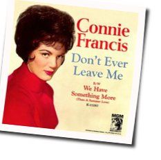 Drop It Joe Chords by Connie Francis