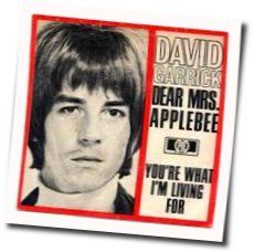 Dear Mrs Applebee Chords by David Garrick