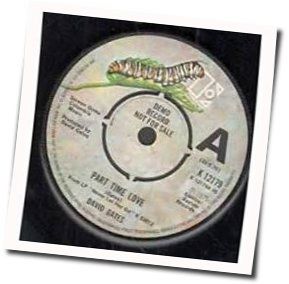 Part Time Love Chords by David Gates