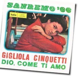Dio Come Ti Amo Chords by Gigliola Cinquetti