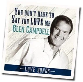 you dont have to say you love me
