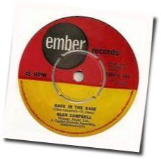 Glen Campbell chords for Back in the race